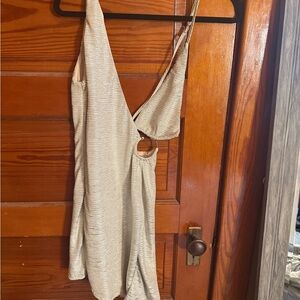 h:ours x Yovanna Ventura Rei Dress in Chardonnay